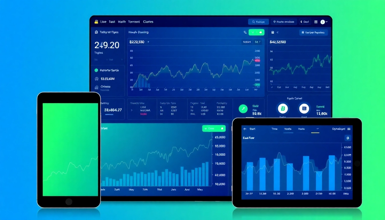 An engaging visualization of the aicoin官网 platform showcasing live market data, advanced chart tools, and multi-device support for cryptocurrency trading.