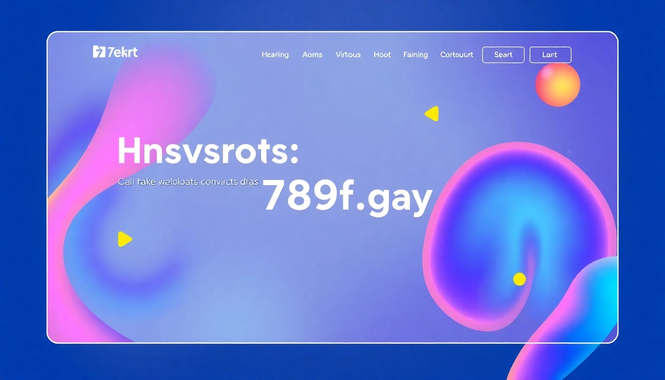 Homepage of https://789f.gay featuring bold designs and user-friendly interface for online LGBTQ+ communities and services.