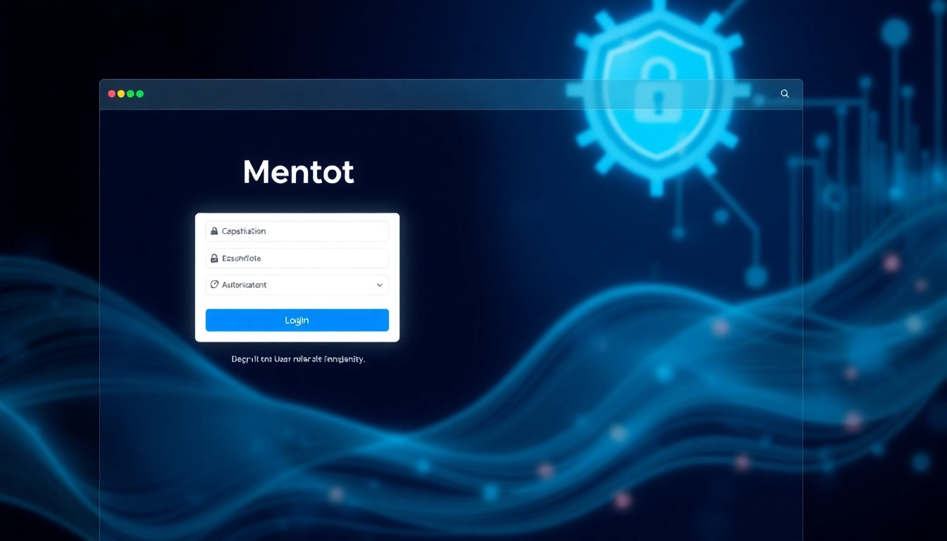 Mentot login portal shown on a sleek digital screen, emphasizing secure and easy access for users seeking reliable online gaming services.
