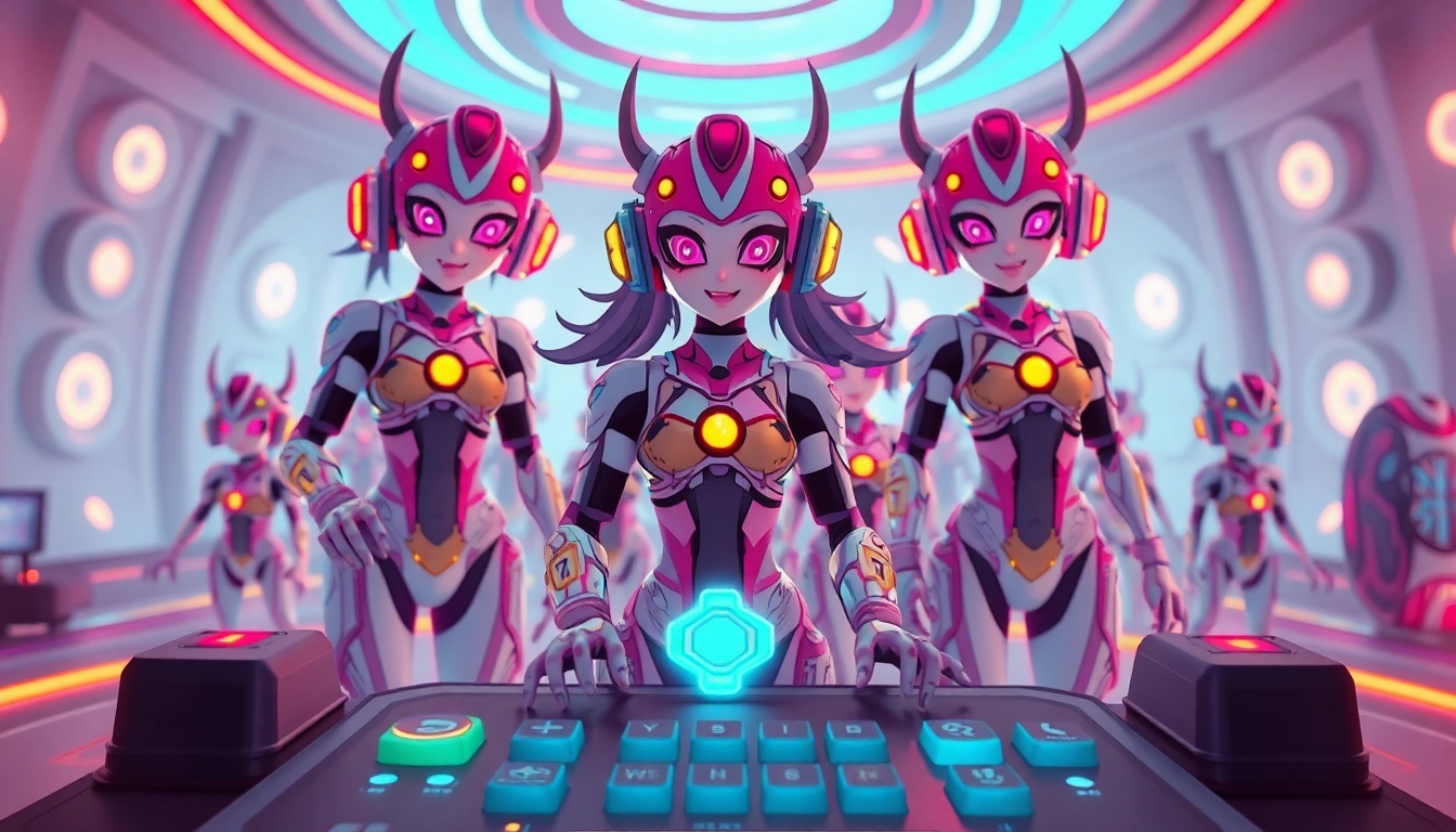 Detailed depiction of an AI hentai generator interface with anime characters and vibrant colors for enhanced accessibility and SEO.