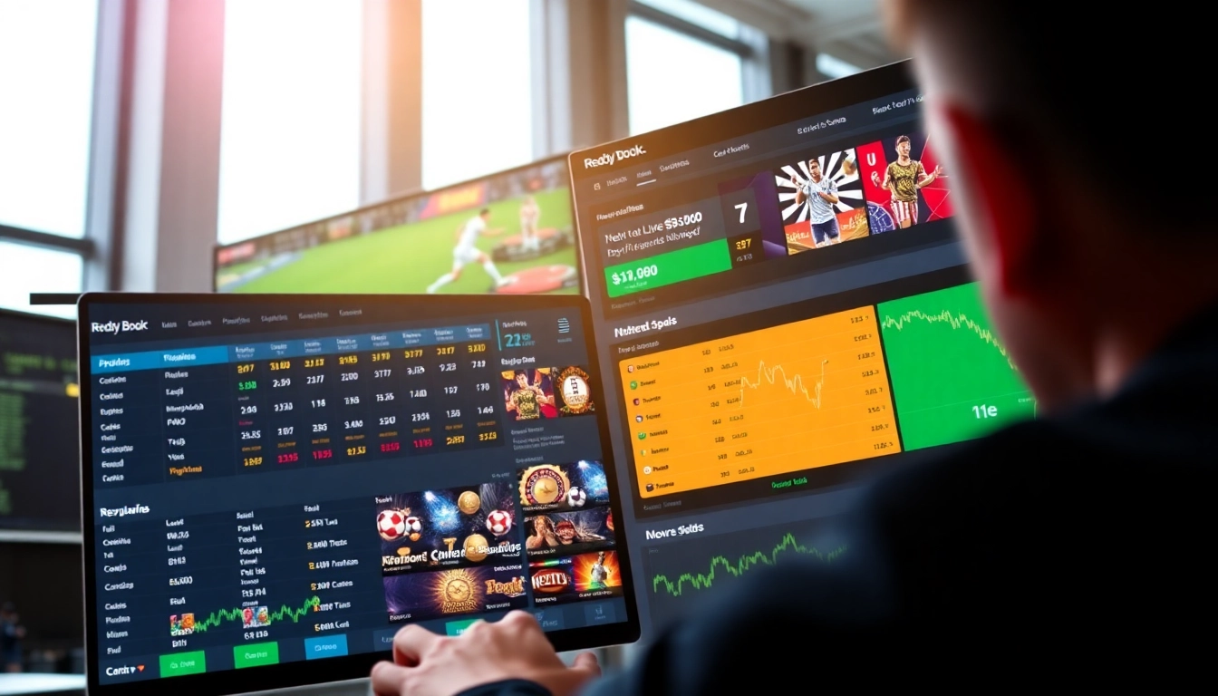 Reddy Book betting platform showcasing live sports and casino games with real-time odds for seamless betting