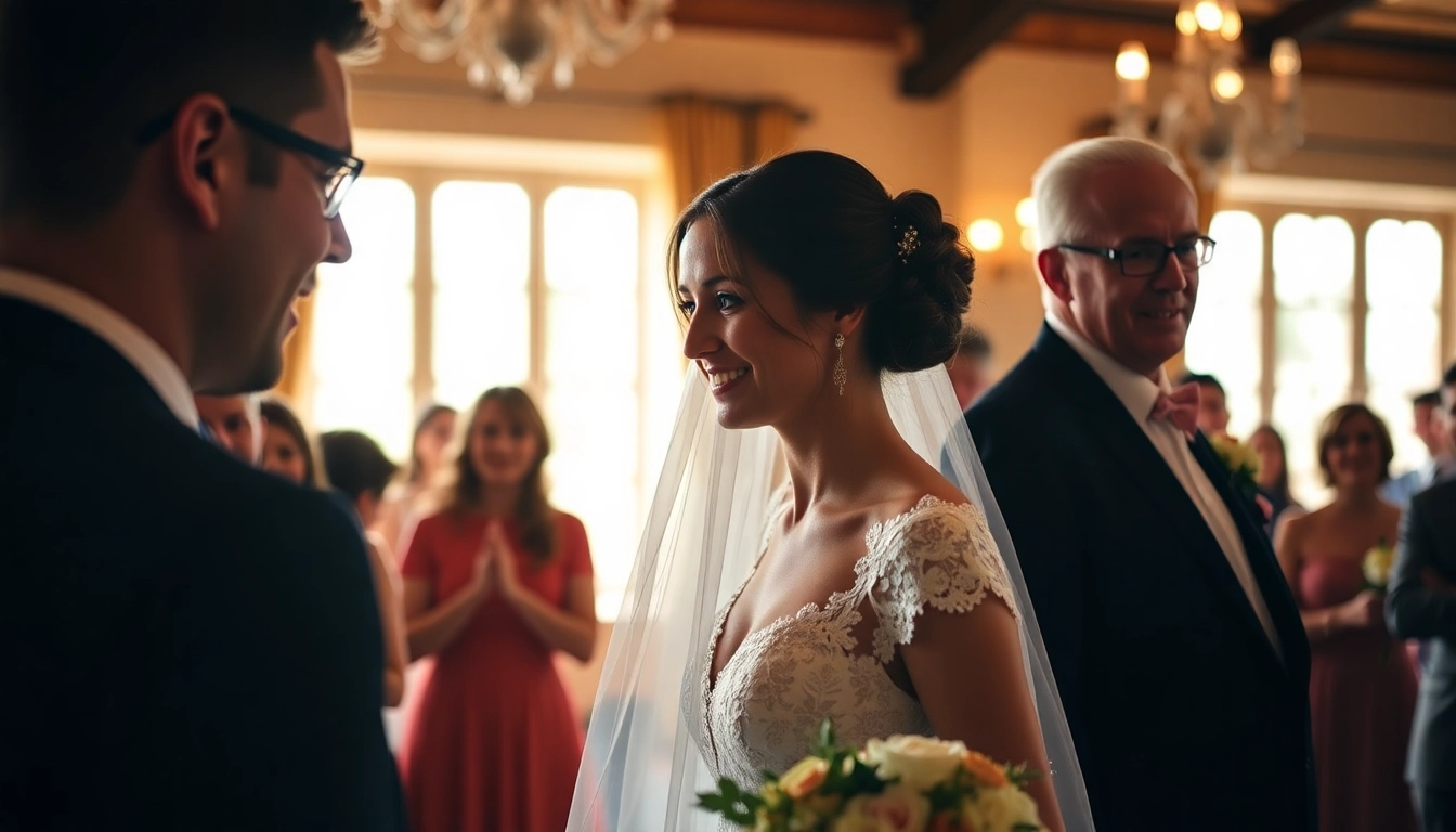 Photographe mariage Liège en pleine action lors d’un mariage, capturant des moments authentiques avec un style reportage naturel.