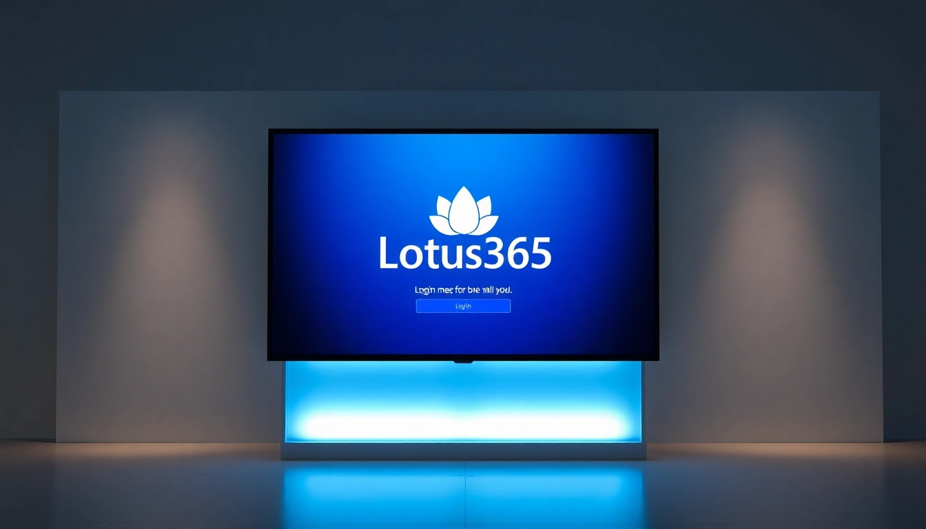 Secure Lotus365 Login page with clear input fields and an inviting interface for seamless access.