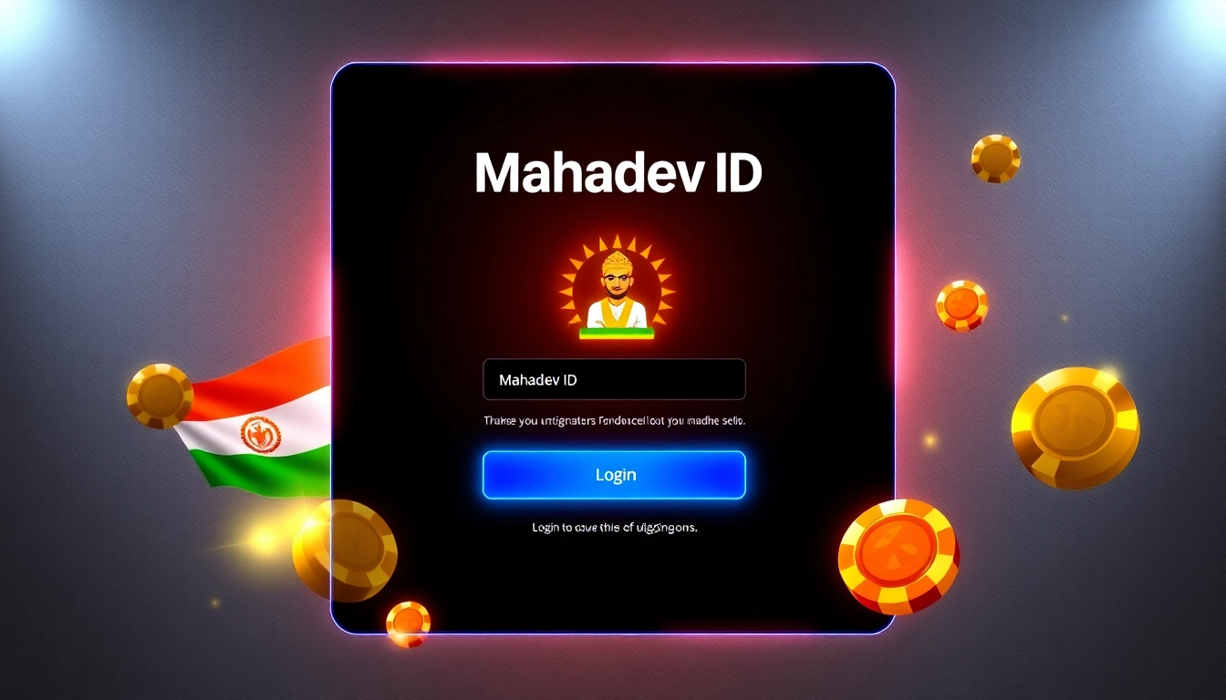 Secure Mahadev ID login screen emphasizing ease of access and trustworthiness for Indian online bettors.