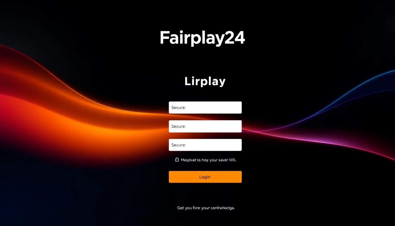 Fairplay24 login page with secure login form and vibrant Indian-themed branding elements for