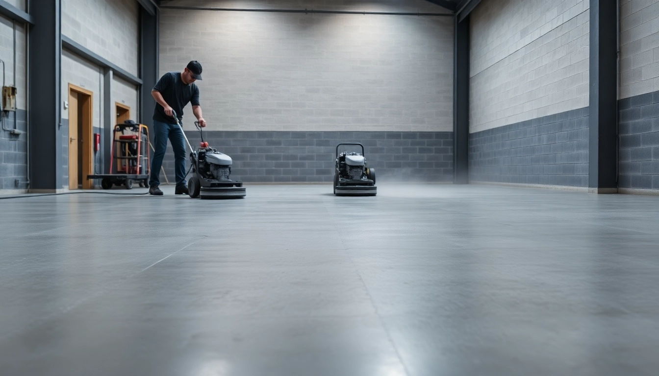 Expert floor preparation Birmingham team leveling and grinding concrete floors for durable results